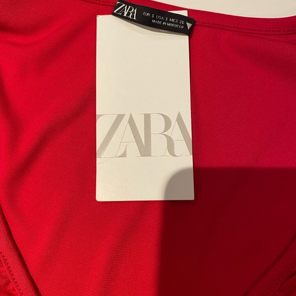 Zara Ruched Top Strawberry Pink (Small) - Picture 4 of 6